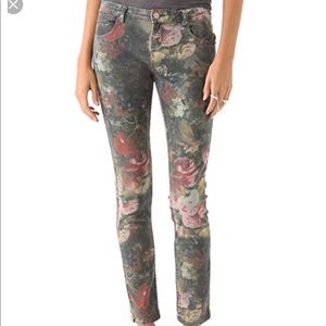 Haute Hippie floral jeans